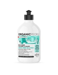 Lavavajillas Platos Bebe Green Tea-Peach 500Ml Eco de Organic People