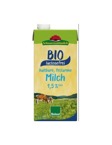 Leche De Vaca Semidesnatada 1,5% 1Lt Bio S/Lactosa de Schwarzwalder
