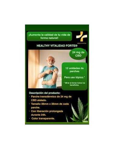 Healthy Vitalidad Forte Parches Cbd 12Ud. de Healthy Vida