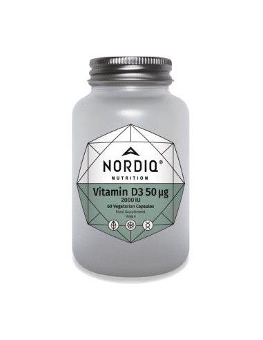Vitamina D3 2000Ui 60Cap. de Nordiq Nutrition