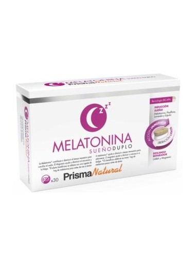 Melatonina Sueño Duplo 30Comp. de Prisma Natural