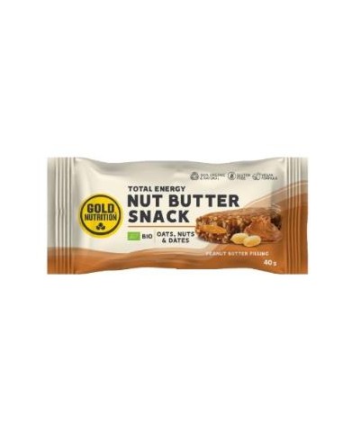 Nut Butter Snack Peanut 15Uds. Bio de Gold Nutrition