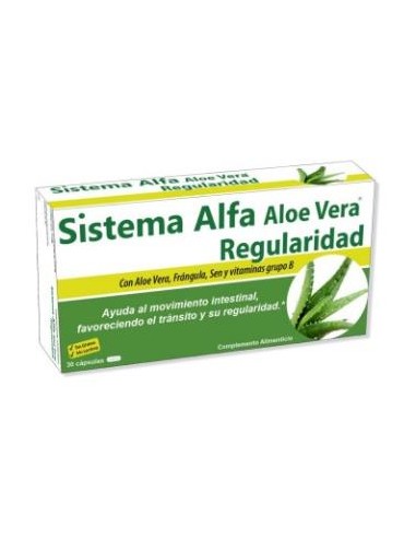 Sistema Alfa Aloe Vera Regularidad 30Cap. de Pharma Otc