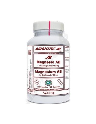 Magnesio Bisglicinato 150Mg. 120Cap. de Airbiotic