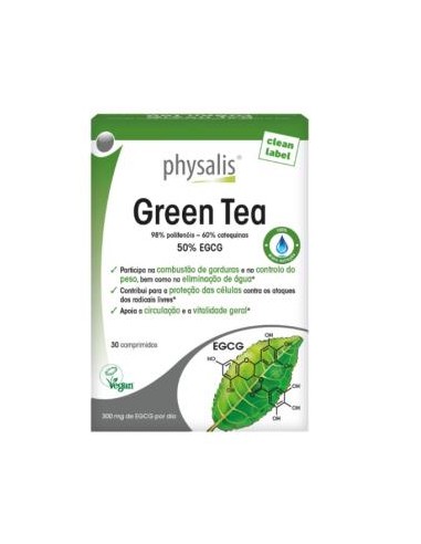 Green Tea 30Comp. Vegan de Physalis