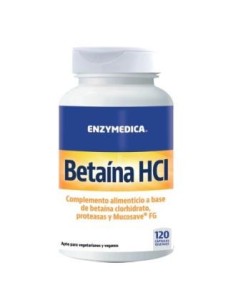 Betaíne Hcl  120 VCAPS de Enzymedica