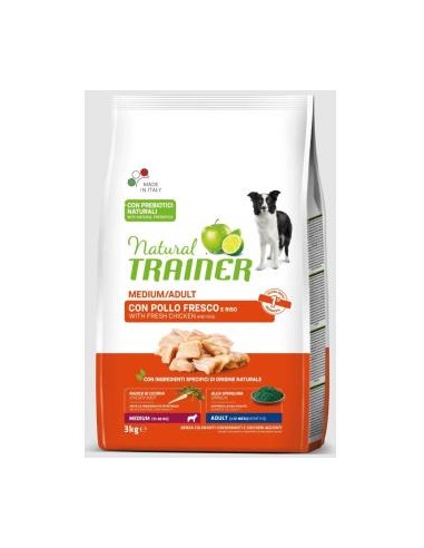 Natural Trainer Canine Adult Medium Pollo 3Kg. de Affinity Vet