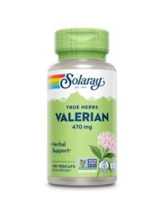 Valerian Root 470 Mg. 100 Vegcaps de Solaray