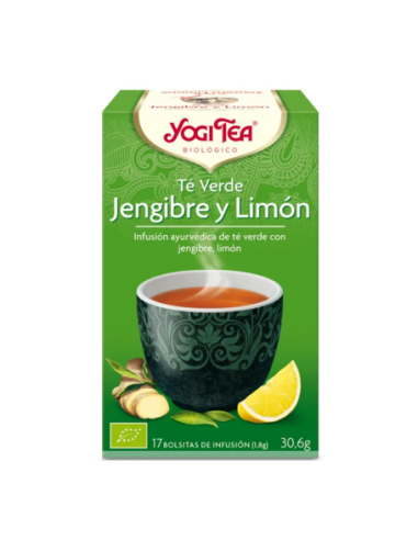 Yogi Tea Verde Jengibre Y Limon Bio 17 Bolsitas de Yogi Tea