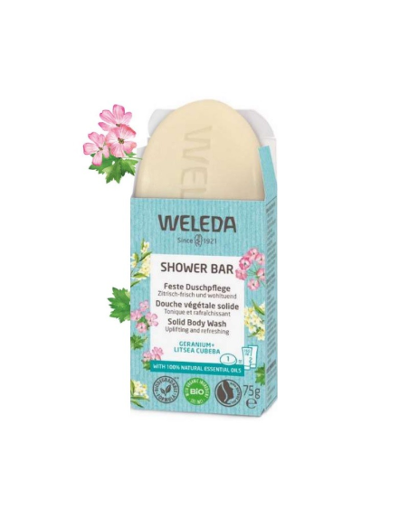 Jabón de Ducha Refrescante Weleda 75g  Cuidado Natural