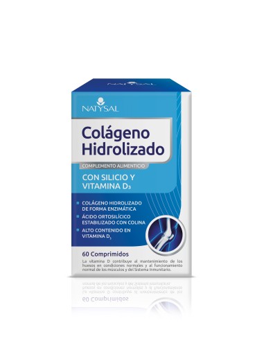 Colageno Hidrolizado Con Silicio Y Vit. D3   60 Comp. de Natysal