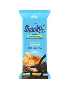 Caja 24 Uds 20 Gramos Snackis Choco Negro + Naranja de Herbora