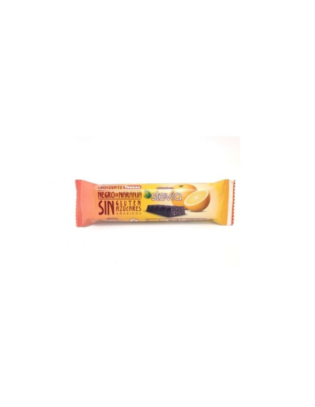 Exp Barritas Choco Negro Con Naranja Stevia 24 Ud de Torras