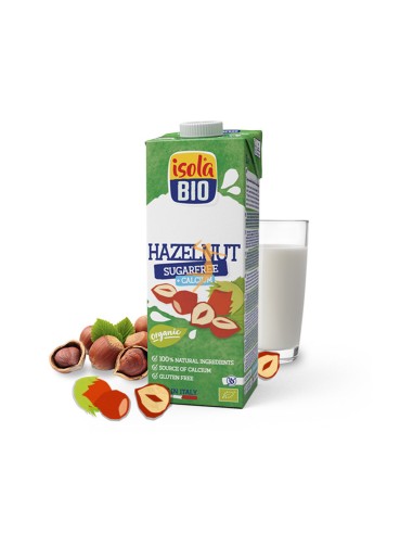 Bebida De Avellanas Con Calcio Bio 1 Litro de Isola Bio