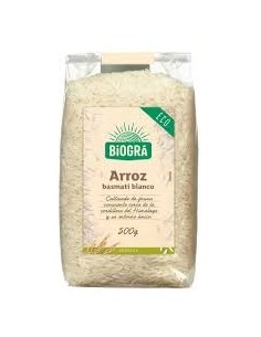 Arroz Basmati Blanco 500G Biogra Bio de Biográ (Sorribas)