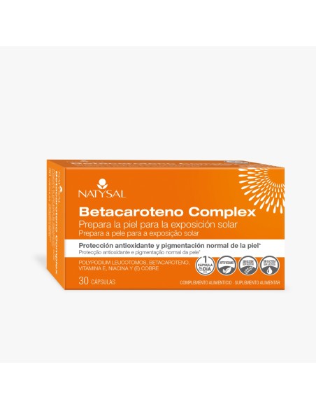 Betacaroteno Complex 30 cápsulas de Natysal