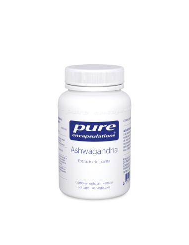 Ashwagandha 60cap (24x41g) de Pure Encapsulations