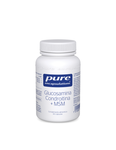 Glucosamin Condroitina +MSM 60cap(24x59) de Pure Encapsulations