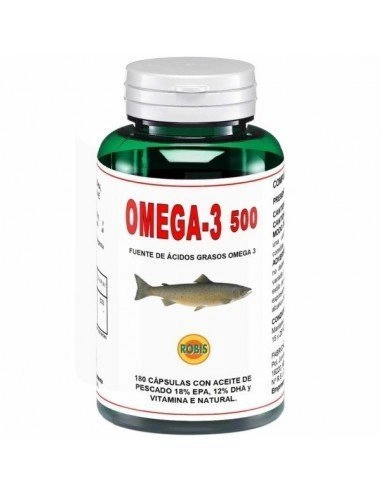 Omega 3 500 Robis - 180 Cápsulas para Salud Cardiovascular