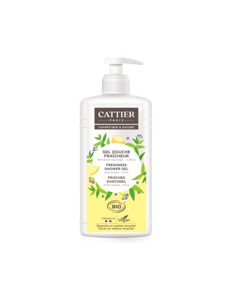 Gel de Ducha Verbena-Citrus 1L Cattier – Frescura Natural