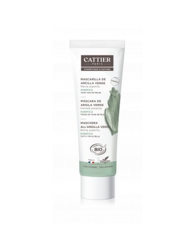Mascarilla Arcilla Verde (Piel Grasa) 100Ml de Cattier