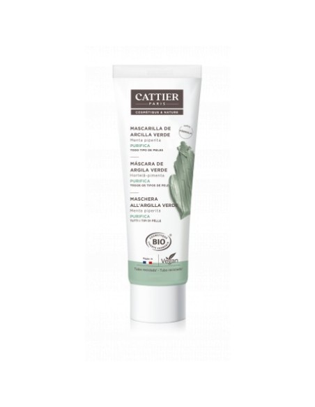 Mascarilla Arcilla Verde (Piel Grasa) 100Ml de Cattier