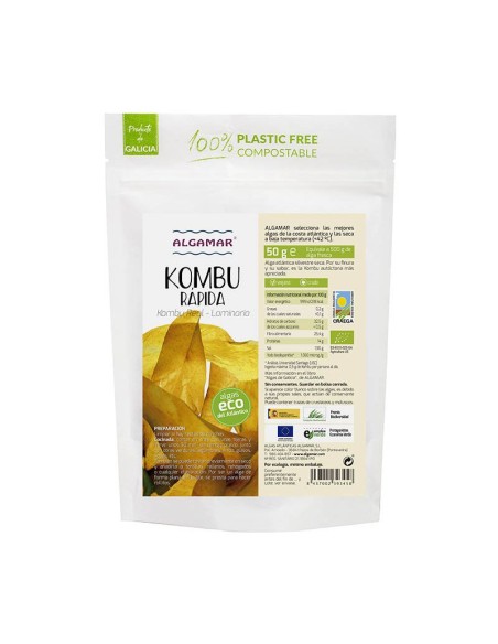 Alga Kombu Rápida (Kombu Real)  50 g de Algamar