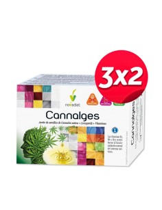 Pack 3x2 Cannalges Novadiet 30 Cápsulas Blandas Oferta