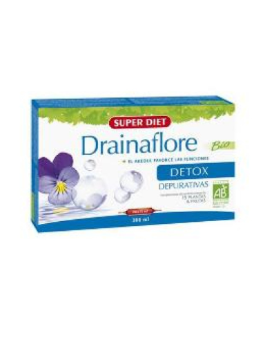 Drainaflore 20Amp Agbio Superdiet  Detox Natural Efectivo