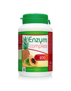 Enzym Complex 200 Comprimidos Tegor  Apoyo Digestivo Eficaz