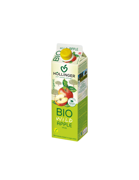 Pack 12 Uds. Zumo De Manzana Silvestre Bio 1 L  de Hollinger