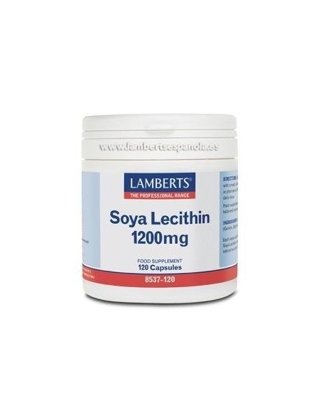 Lecitina de Soja 1200 mg 120 Caps de Lamberts