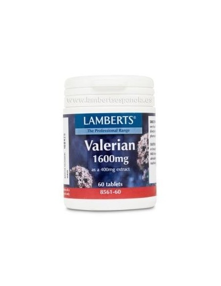 Valeriana 1600 mg (Valeriana officinalis) 60 Tabs de Lamberts