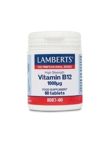 Vitamina B12 1000 Âµg 60 Tabs de Lamberts