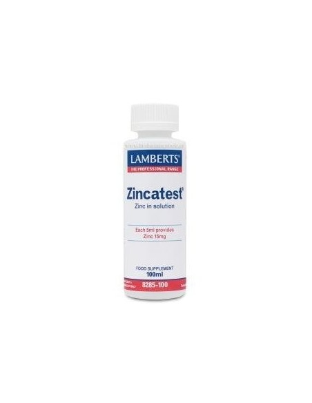 Zincatest 100 ml LÃ­quido 100 ml de Lamberts