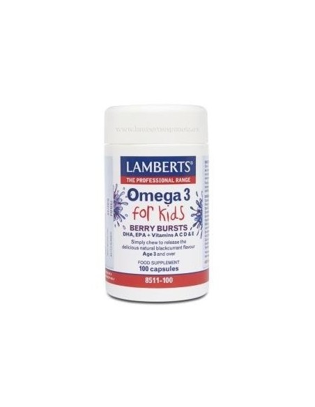 Omega 3 para niÃ±os 100 Caps de Lamberts
