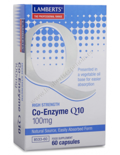 Coenzima Q10 100 mg 60 Caps de Lamberts