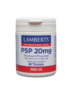 P5P 20 mg (Piridoxal-5-Fosfato) 60 tabs de Lamberts