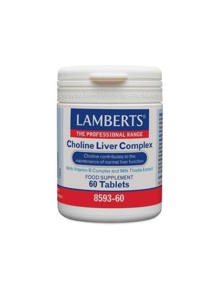 Choline Liver Complex (Cardo Mariano y Vit. B) 60 de Lamberts