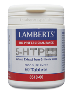5HTP 100 mg (Griffonia Extracto) NUEVO EN PRODUCCIÃN 60 Tabs de Lamberts