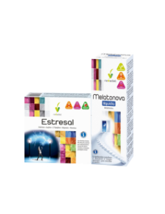 Pack Estresal 60 cap. + Melatonova  60 cap de Noavadiet