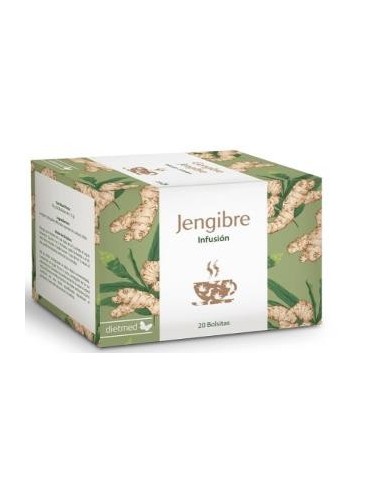 Pack 4x3 uds Jengibre Infusion 20Sbrs. de Dietmed