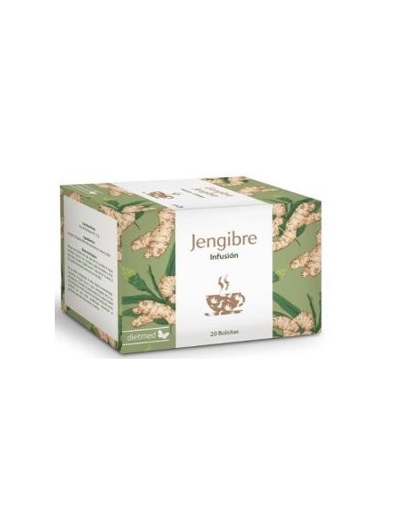 Pack 4x3 uds Jengibre Infusion 20Sbrs. de Dietmed