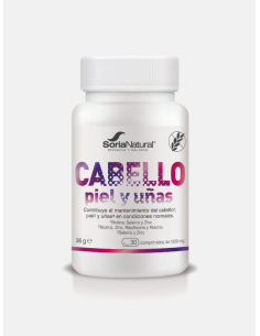 Pack de 2 ud Cabello Piel y Uñas 30 Comp Soria Natura