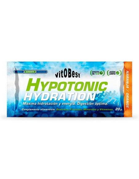 Hypotonic 12 x 20 g Naranja Vit.O.Best – Energía y Vitalidad
