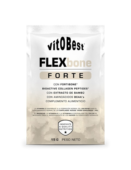 Flexbone Forte 15 G Vit.O.Best  22 Sobres para Salud Ósea