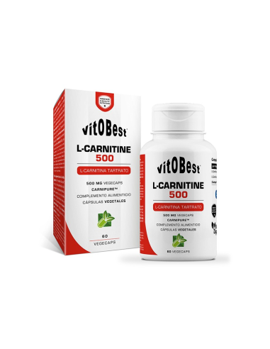 L-Carnitine 500 - 60 Vegecaps de Vit.O.Best