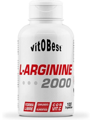 L-Arginina 2000 mg - 100 Cápsulas Vit.O.Best Triplecaps