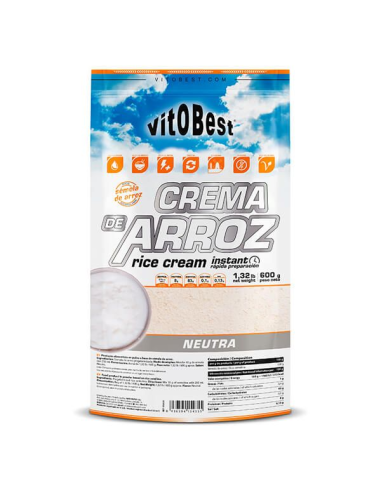Crema Arroz 600 G Neutra de Vit.O.Best
