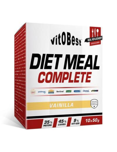 Diet Meal Complete Vainilla 10 Sobres X 50 G de Vit.O.Best